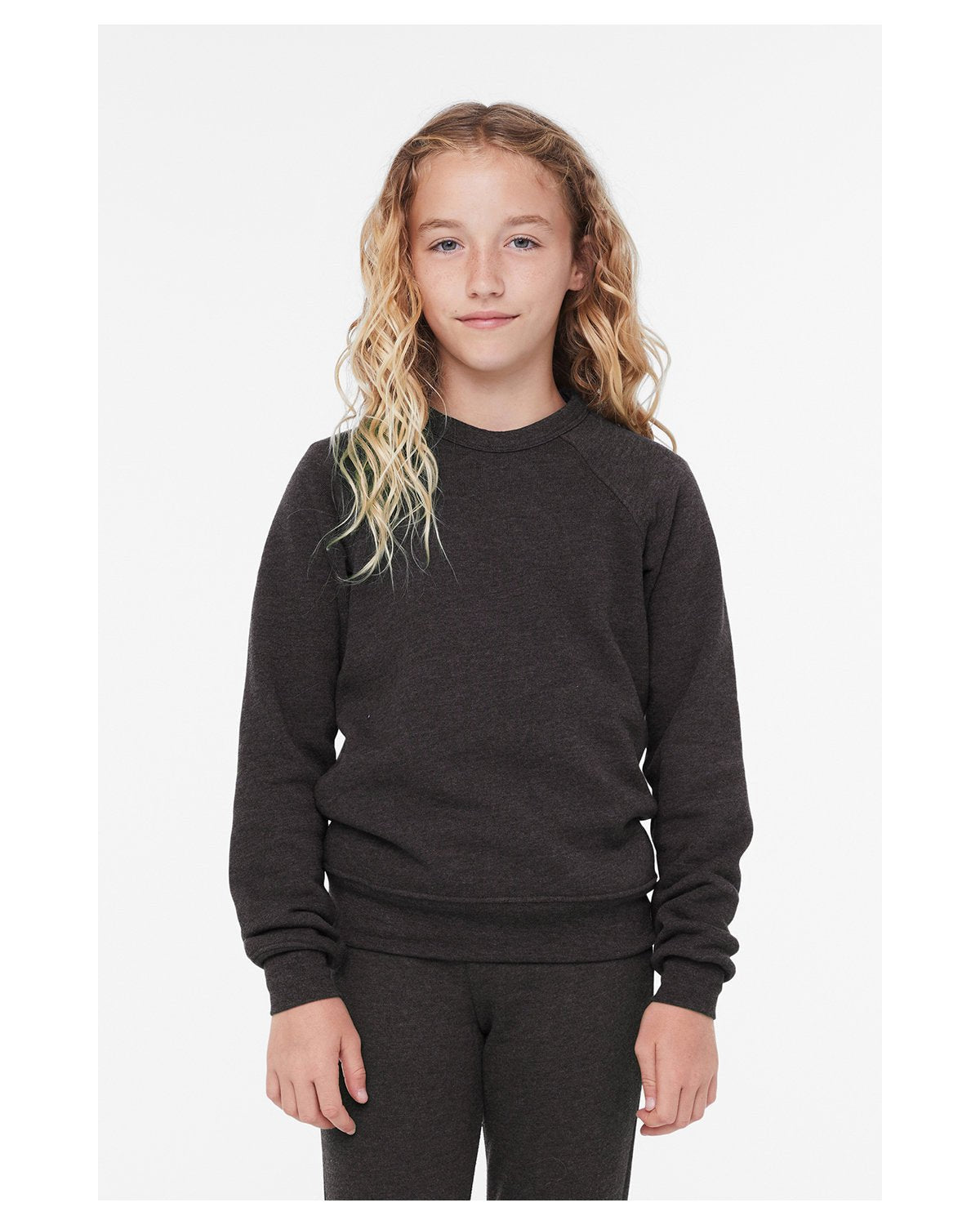 3901Y-Bella + Canvas-DARK GRY HEATHER-Bella + Canvas-Sweatshirts-1