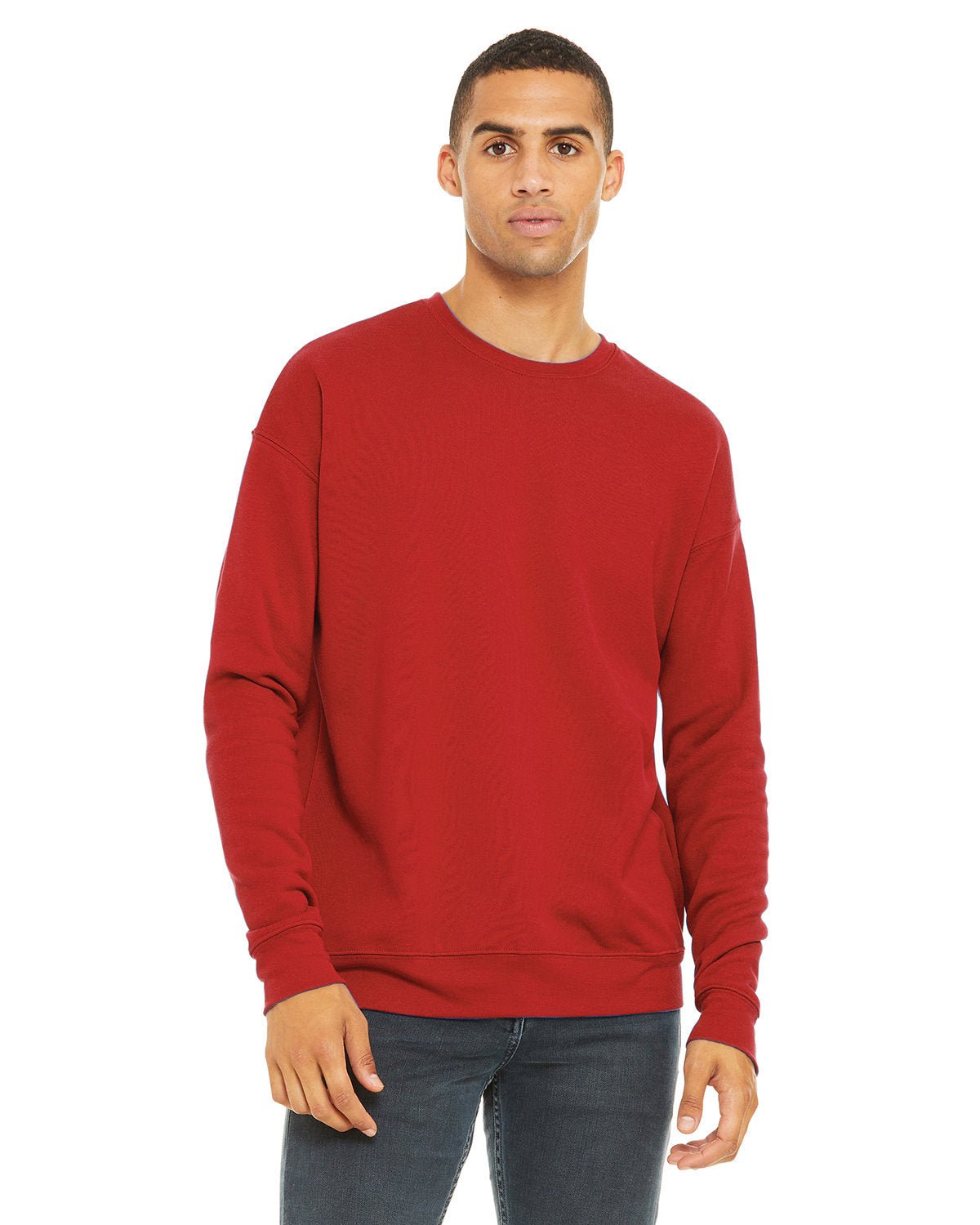 3945-Bella + Canvas-RED-Bella + Canvas-Sweatshirts-1