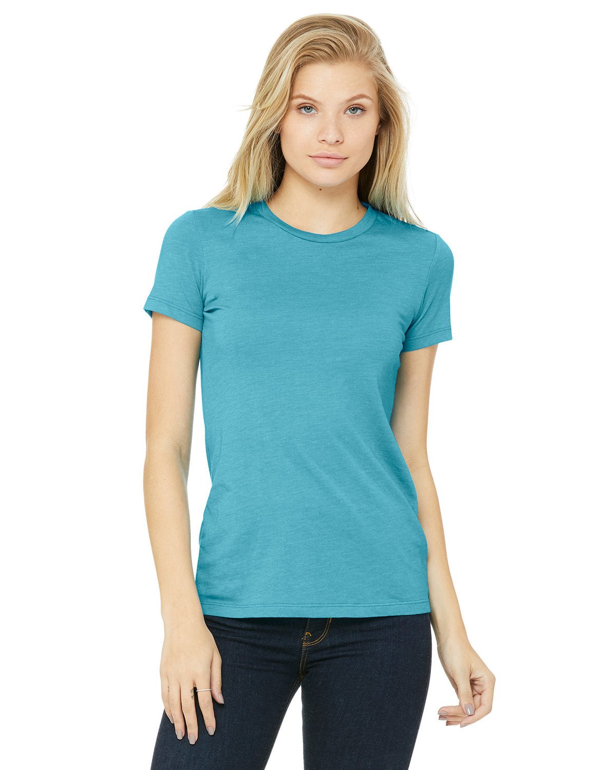 6004-Bella + Canvas-HEATHER AQUA-Bella + Canvas-T-Shirts-1