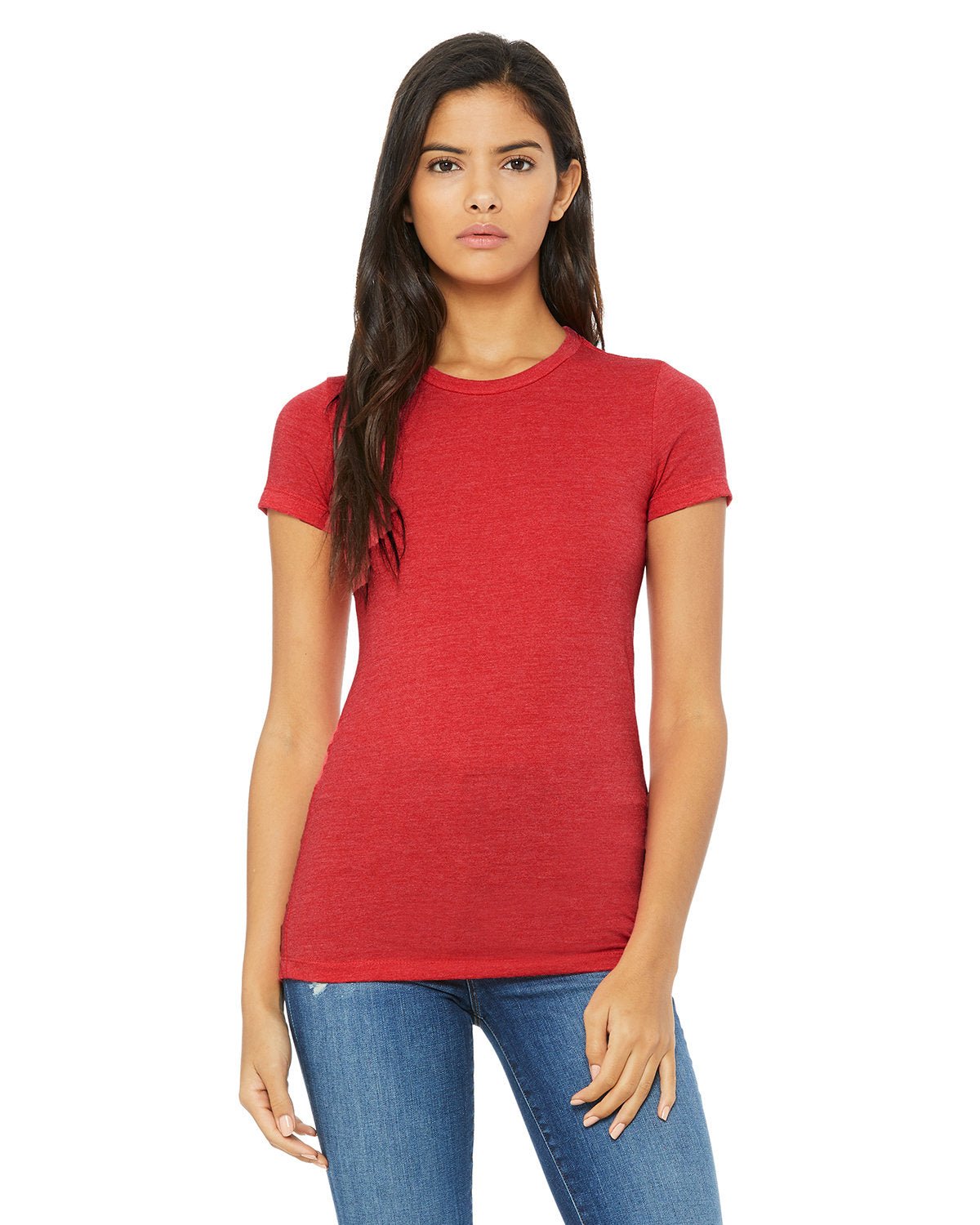 6004-Bella + Canvas-HEATHER RED-Bella + Canvas-T-Shirts-1