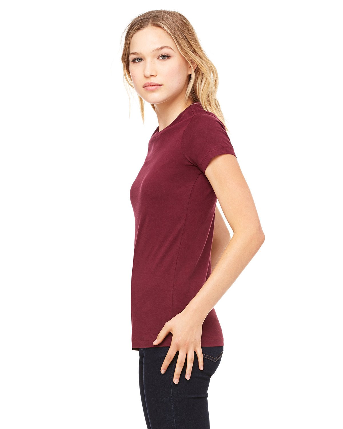 6004-Bella + Canvas-MAROON-Bella + Canvas-T-Shirts-3