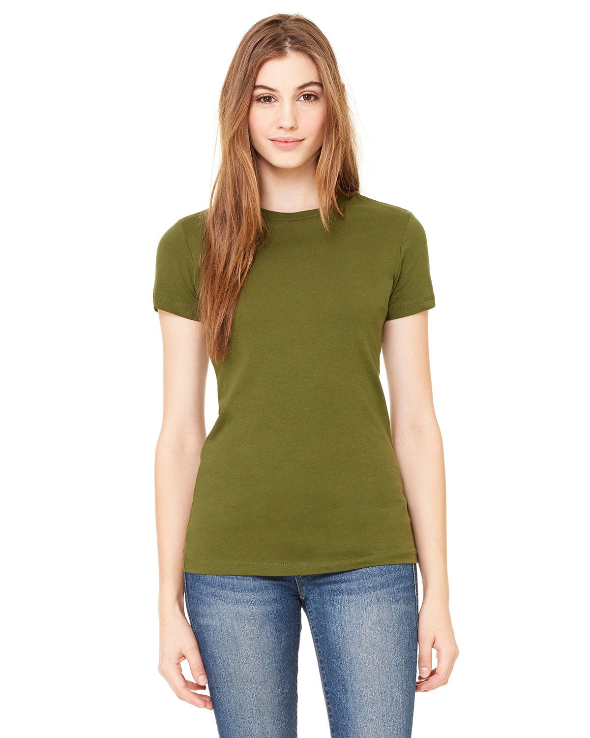 6004-Bella + Canvas-OLIVE-Bella + Canvas-T-Shirts-1