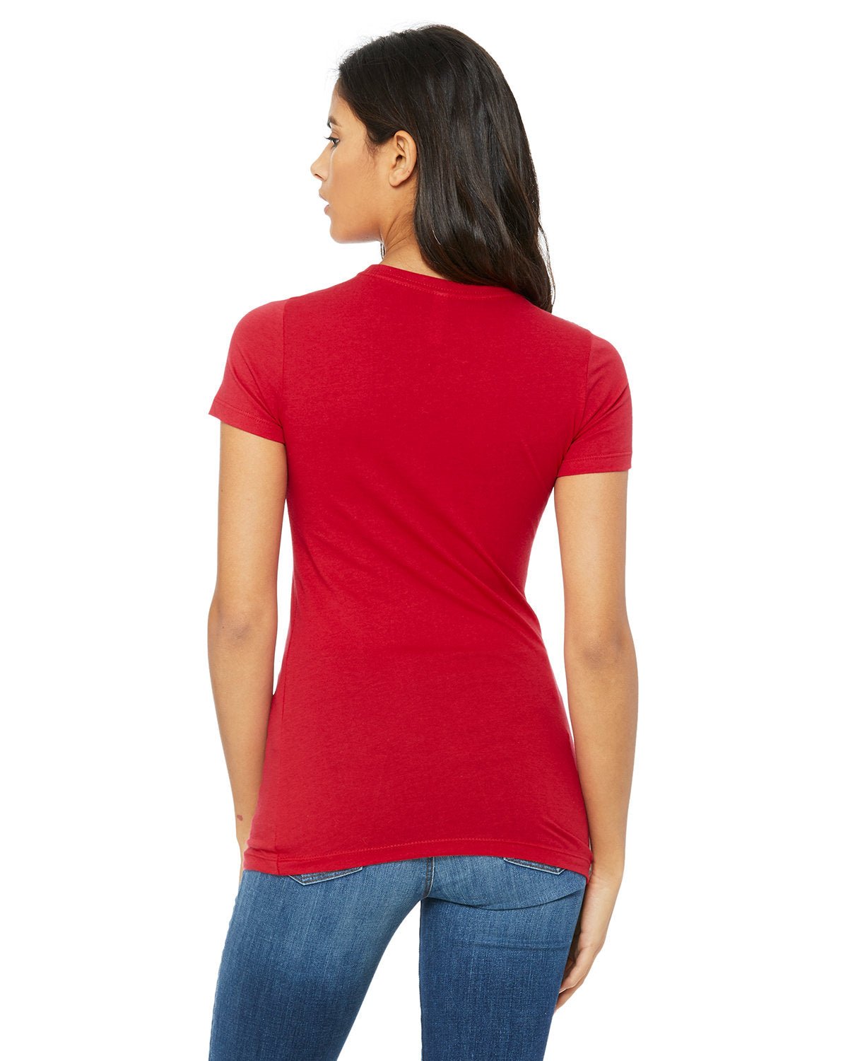 6004-Bella + Canvas-RED-Bella + Canvas-T-Shirts-2