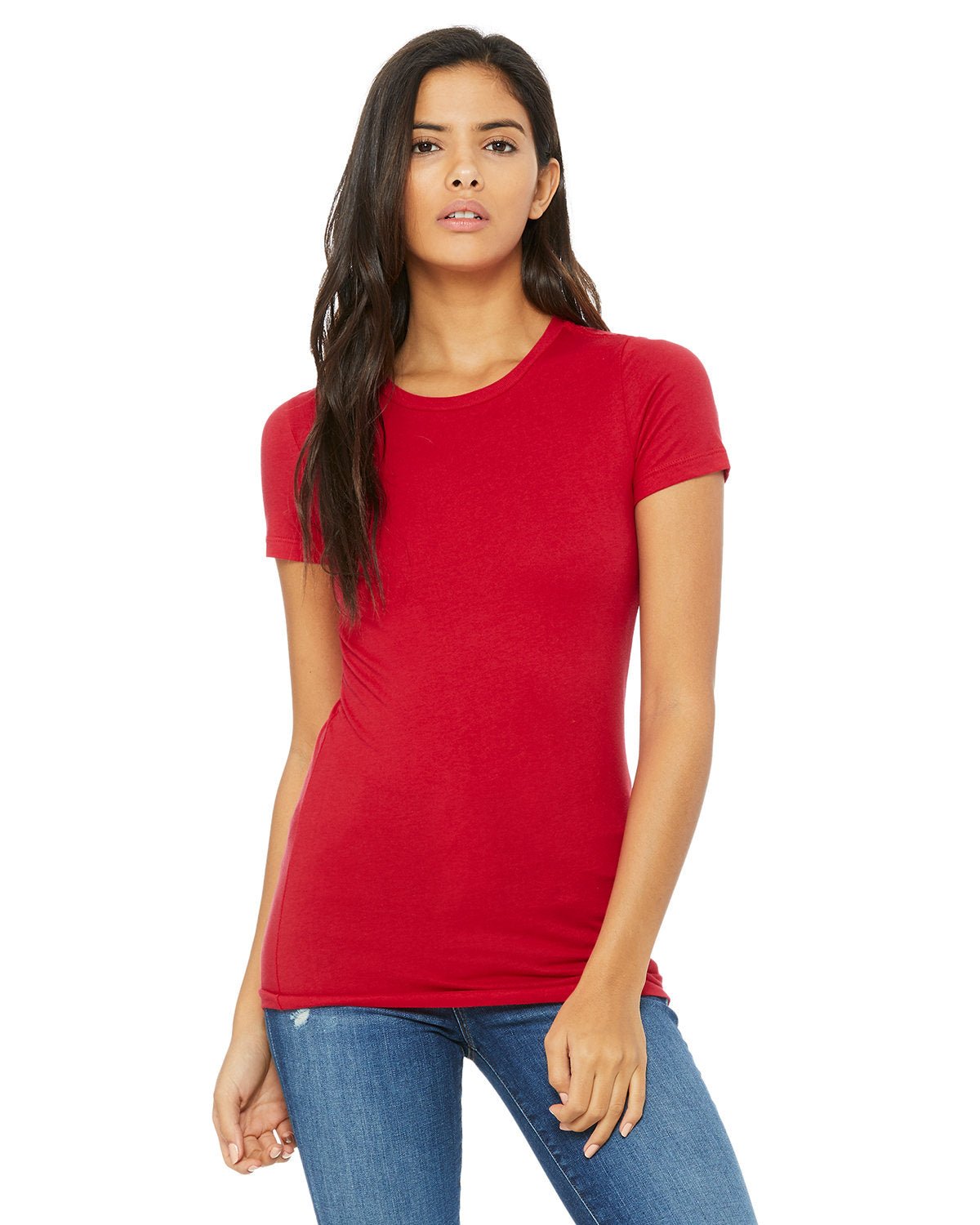 6004-Bella + Canvas-RED-Bella + Canvas-T-Shirts-1