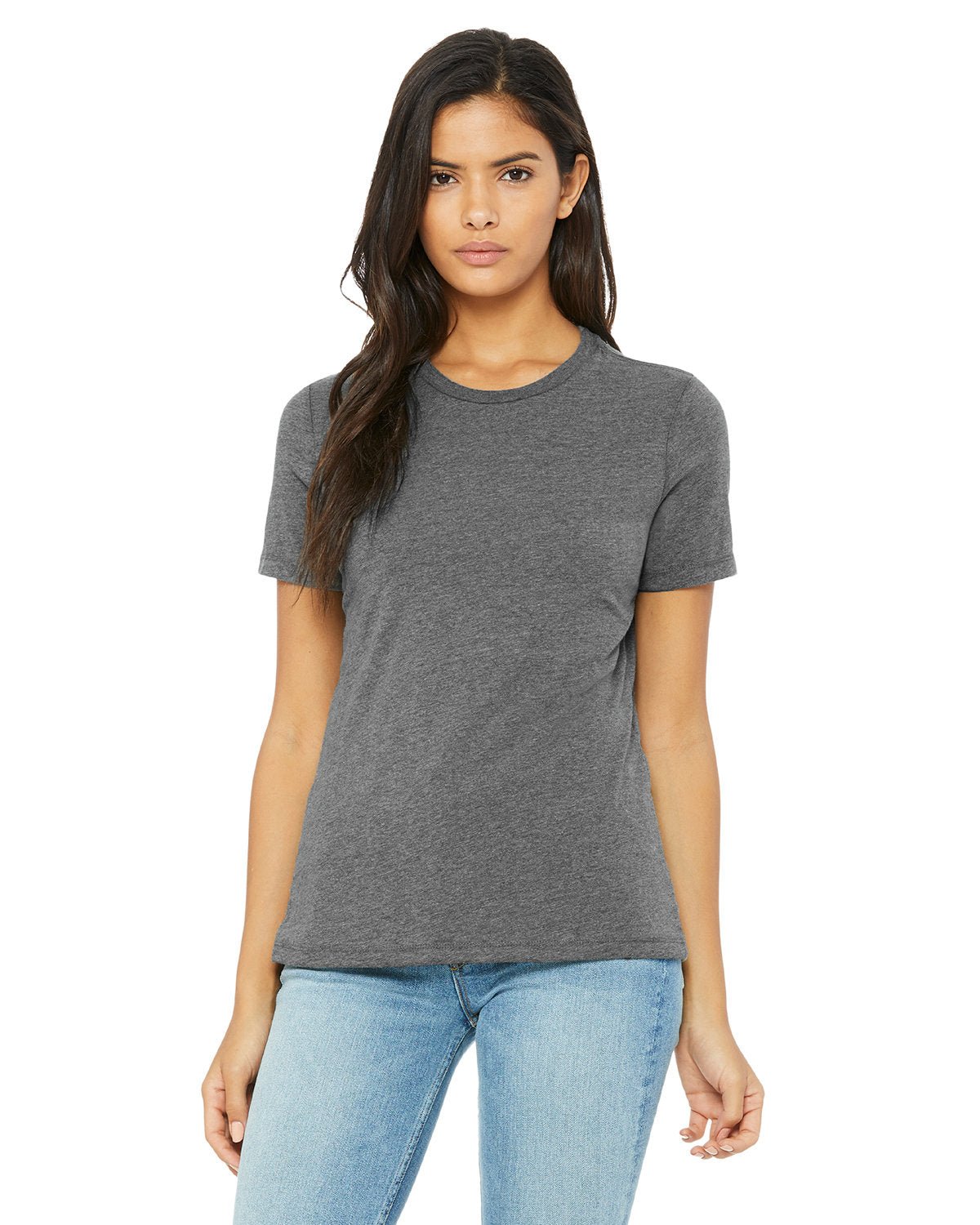 6400CVC-Bella + Canvas-DEEP HEATHER-Bella + Canvas-T-Shirts-1