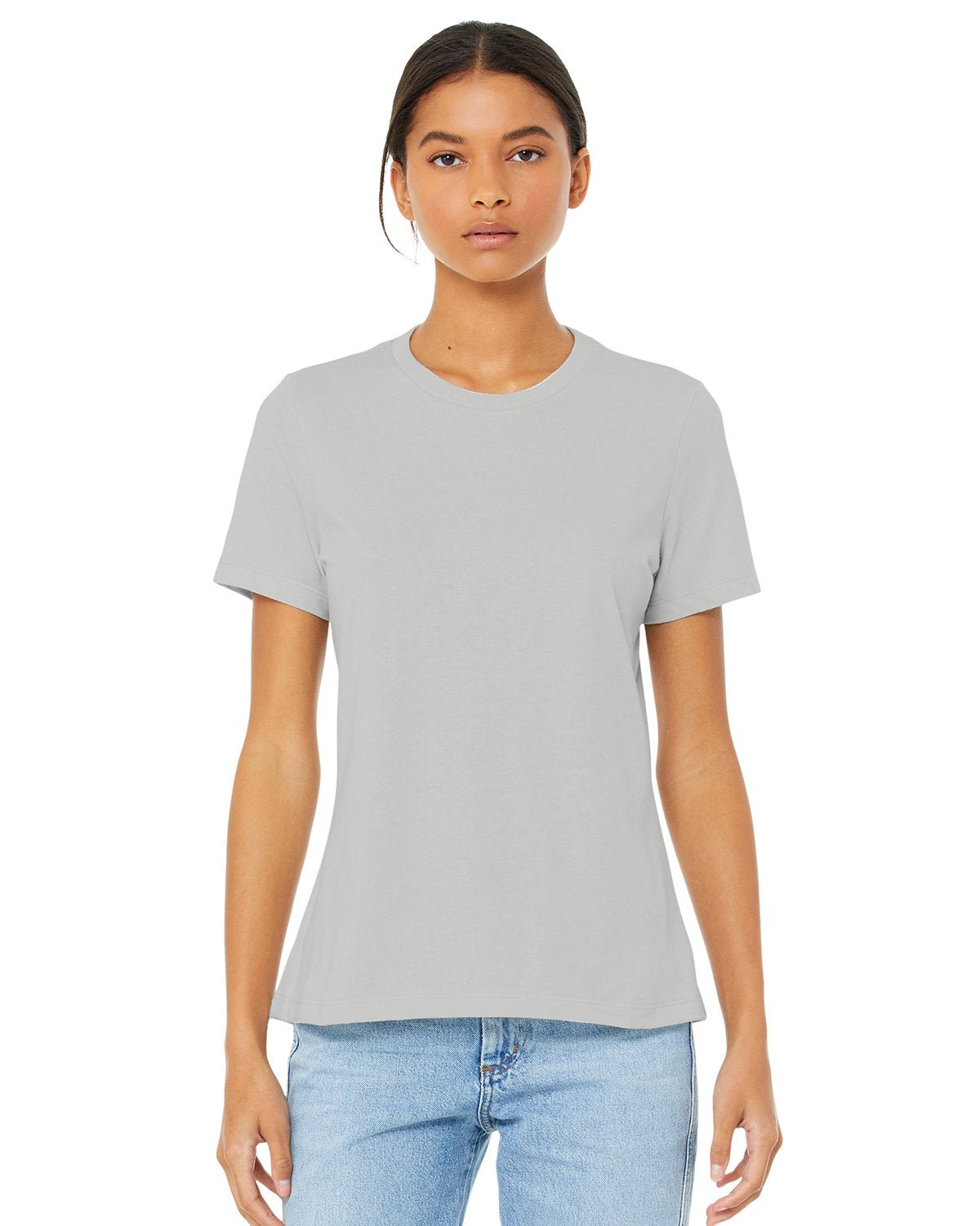 6400CVC-Bella + Canvas-HEATHER SILVER-Bella + Canvas-T-Shirts-1