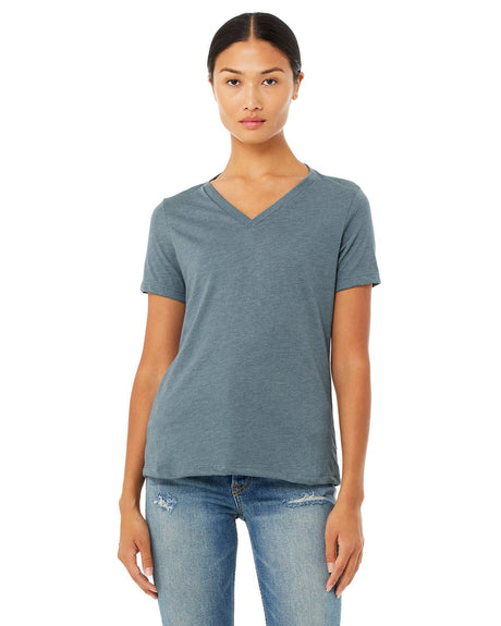 6405CVC-Bella + Canvas-HEATHER SLATE-Bella + Canvas-T-Shirts-1