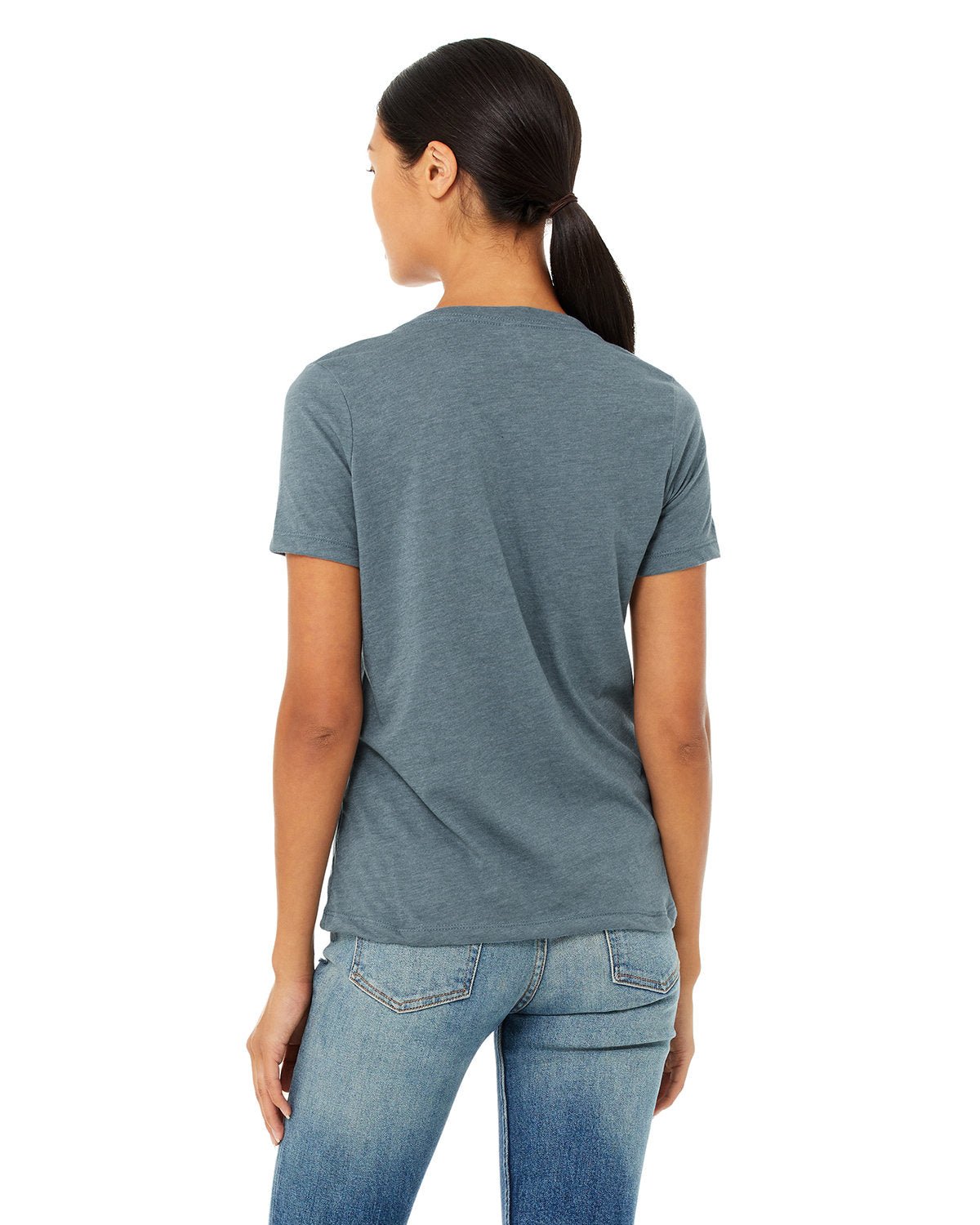 6405CVC-Bella + Canvas-HEATHER SLATE-Bella + Canvas-T-Shirts-2