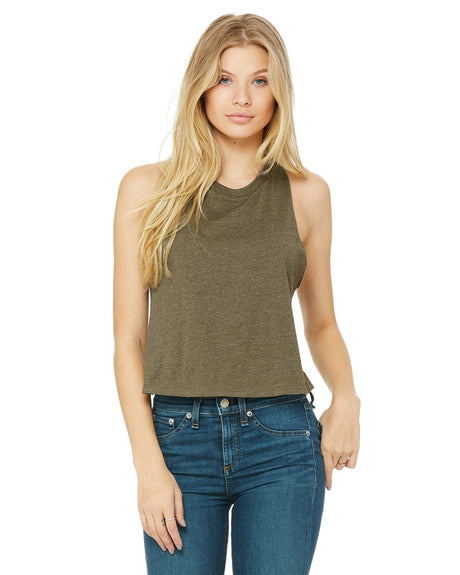 6682-Bella + Canvas-HEATHER OLIVE-Bella + Canvas-T-Shirts-1