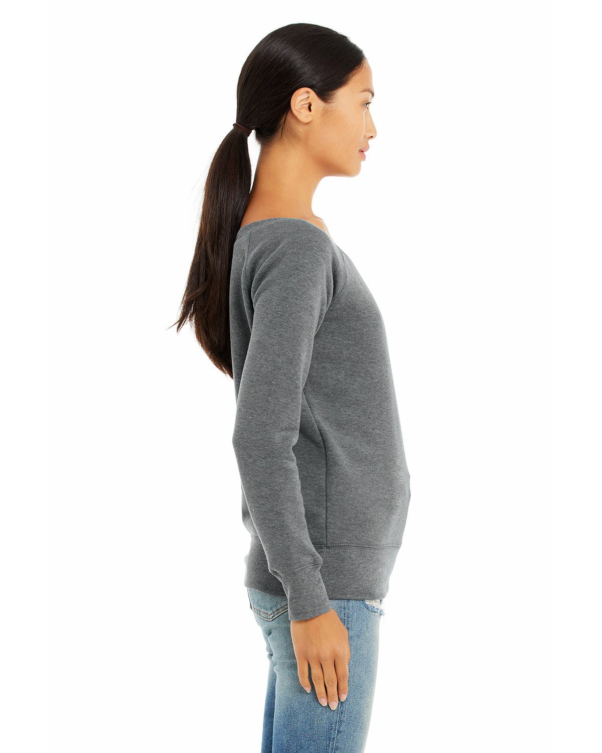 7501-Bella + Canvas-DEEP HEATHER-Bella + Canvas-Sweatshirts-3