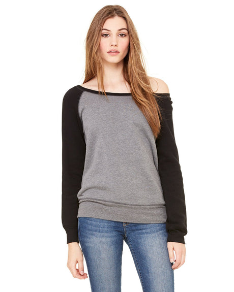 7501-Bella + Canvas-DEEP HTHR/ BLACK-Bella + Canvas-Sweatshirts-1