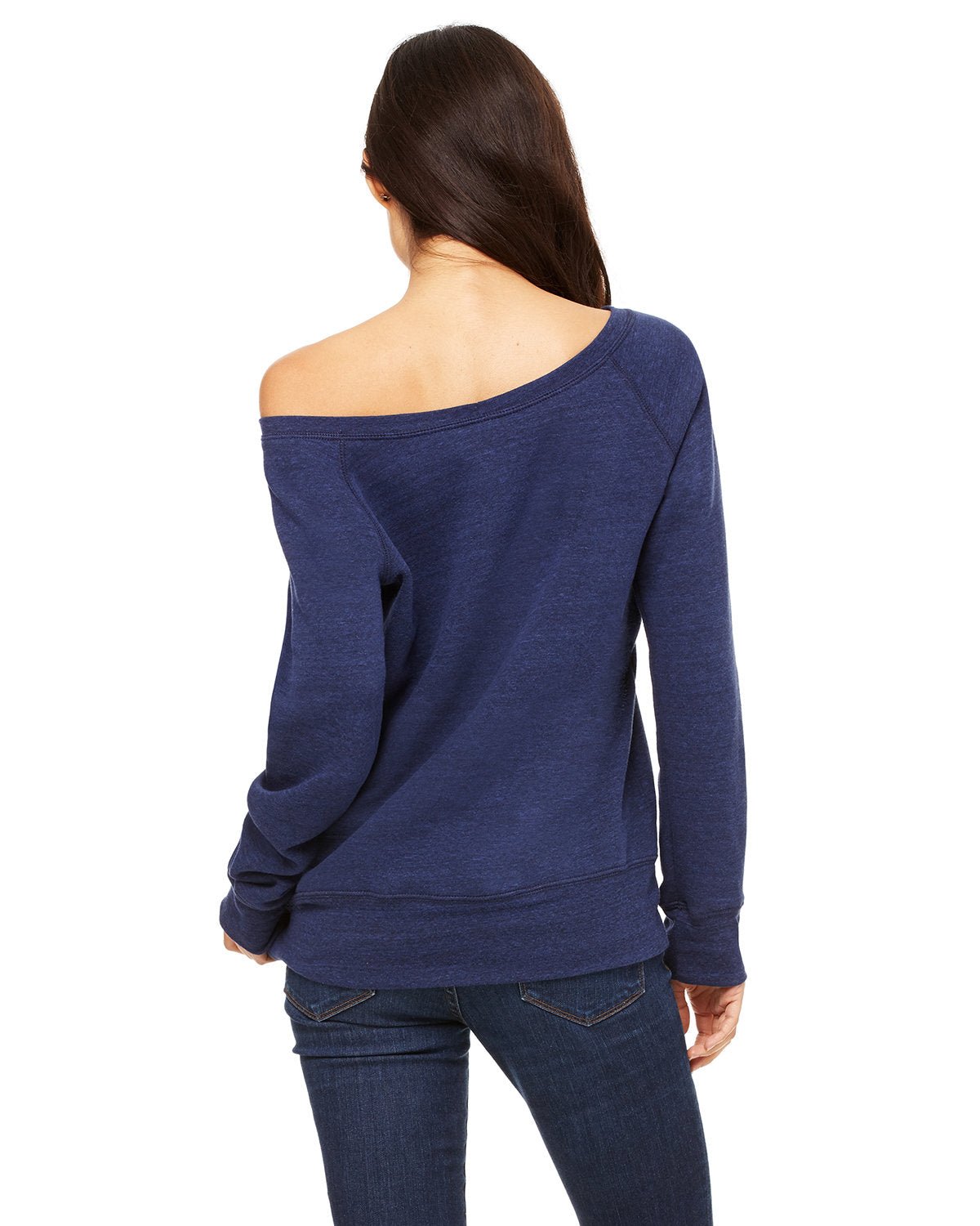 7501-Bella + Canvas-NAVY TRIBLEND-Bella + Canvas-Sweatshirts-2