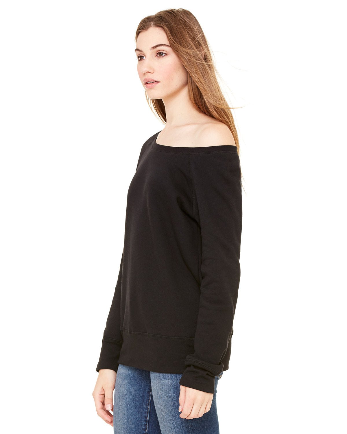 7501-Bella + Canvas-SOLID BLK TRBLND-Bella + Canvas-Sweatshirts-3