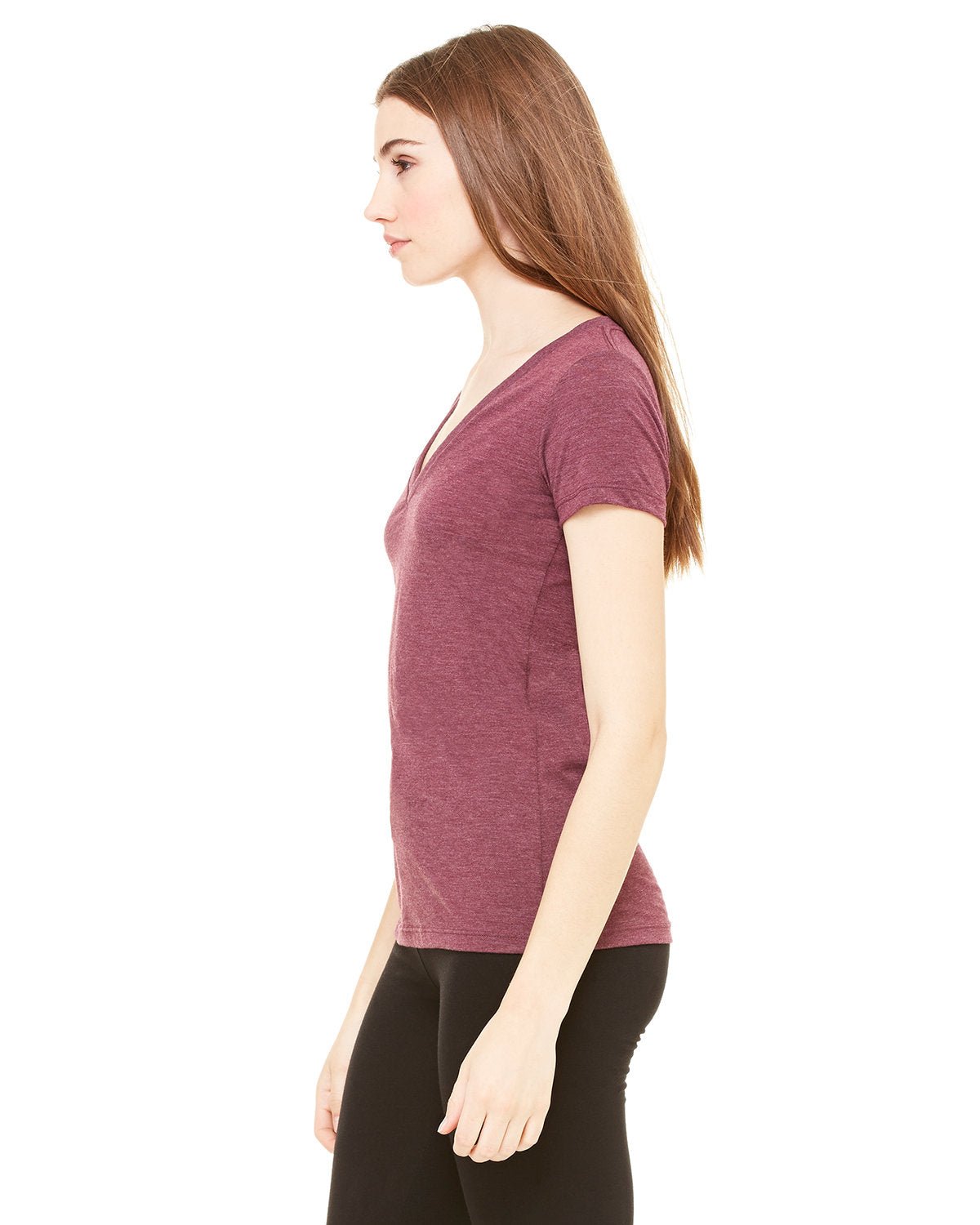 8435-Bella + Canvas-MAROON TRIBLEND-Bella + Canvas-T-Shirts-3