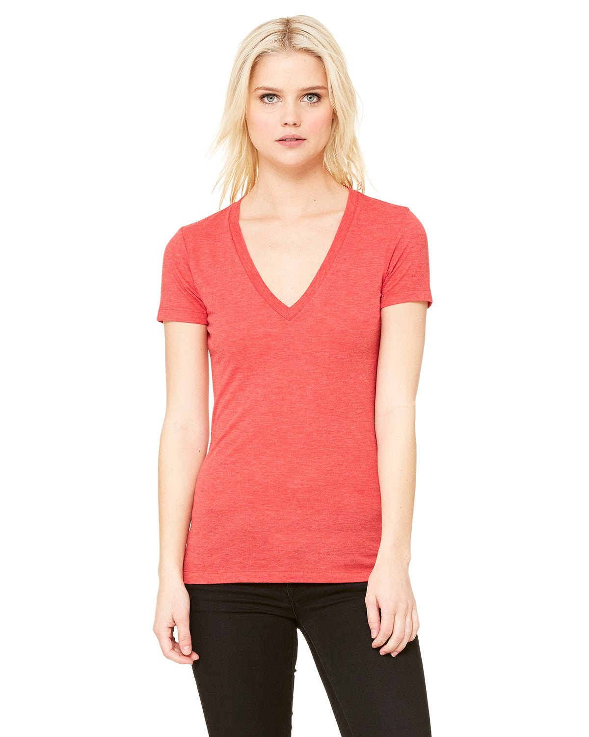 8435-Bella + Canvas-RED TRIBLEND-Bella + Canvas-T-Shirts-1