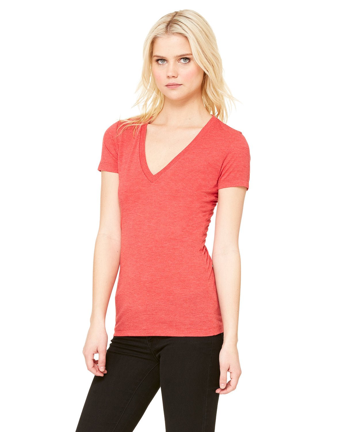 8435-Bella + Canvas-RED TRIBLEND-Bella + Canvas-T-Shirts-3