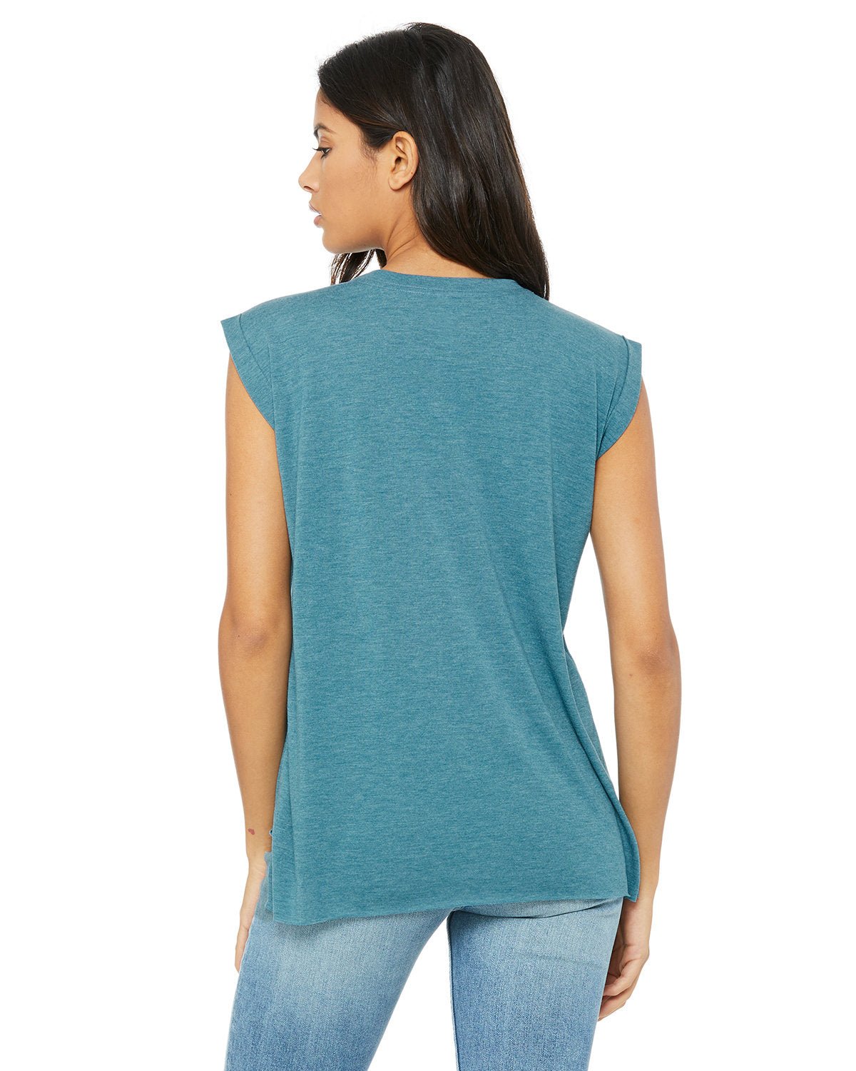 8804-Bella + Canvas-HTHR DEEP TEAL-Bella + Canvas-T-Shirts-2