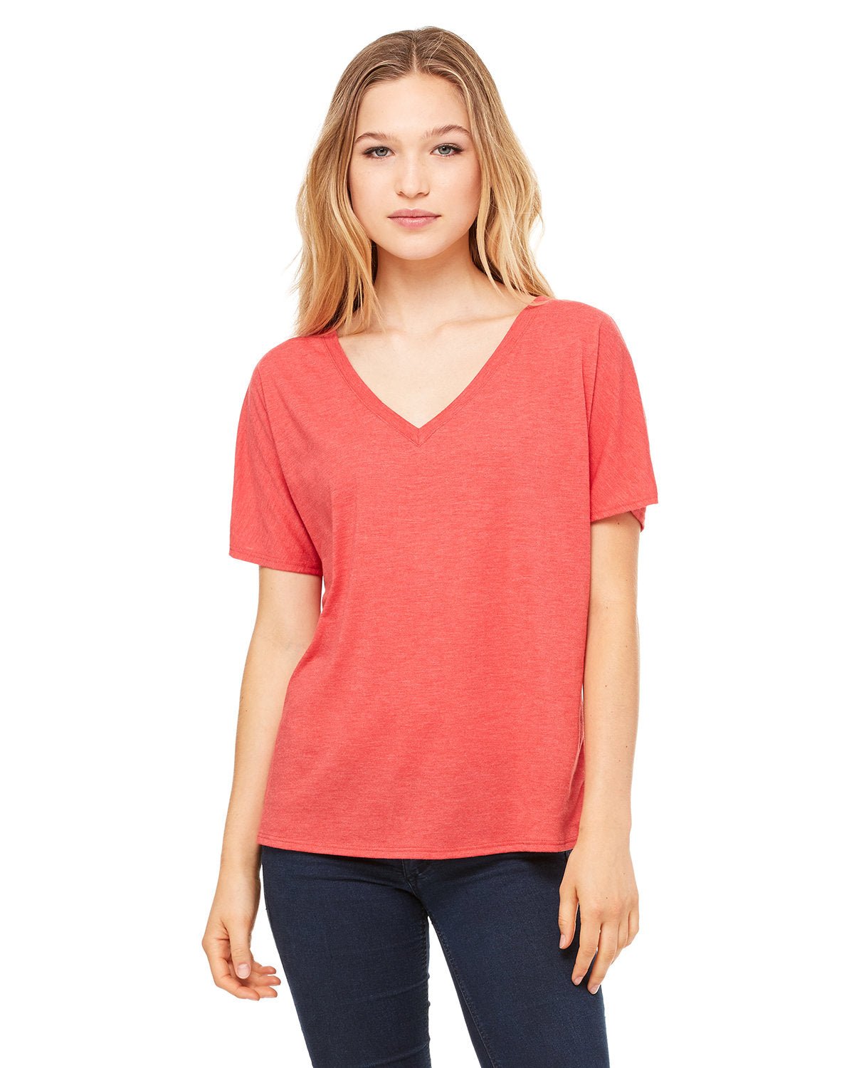 8815-Bella + Canvas-RED TRIBLEND-Bella + Canvas-T-Shirts-1