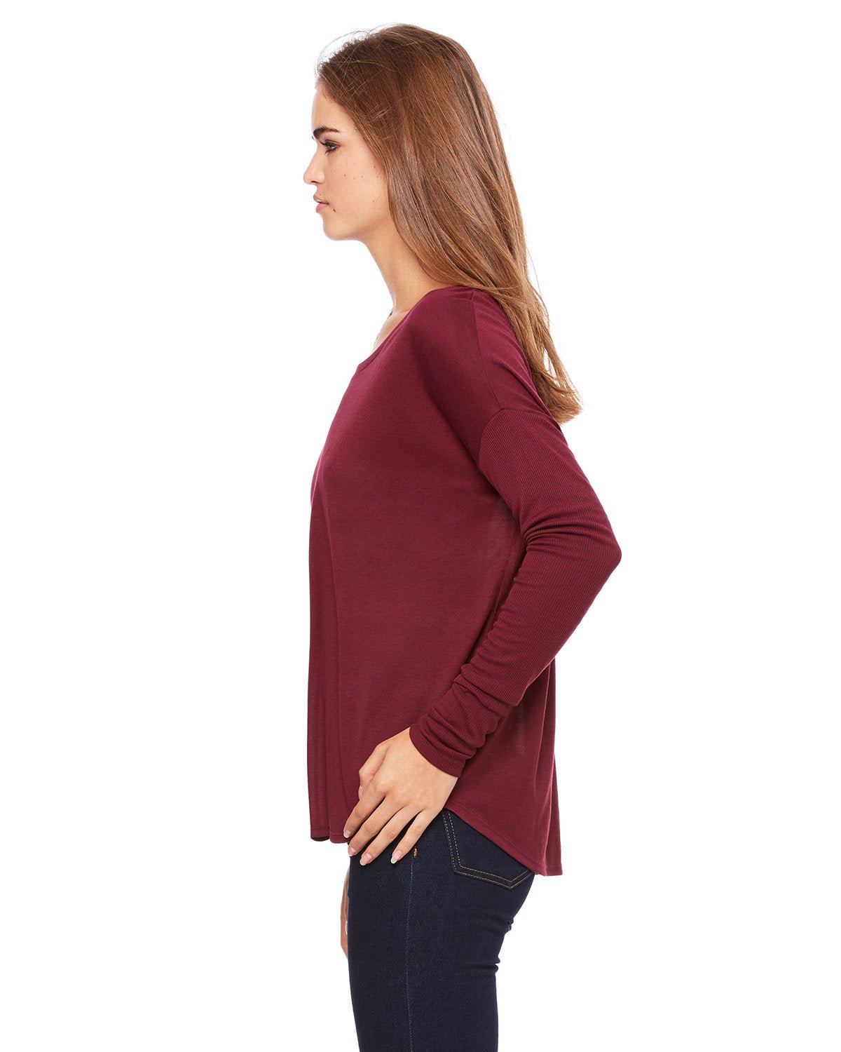 8852-Bella + Canvas-MAROON-Bella + Canvas-T-Shirts-3