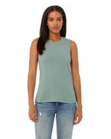 B6003-Bella + Canvas-HTHR DUSTY BLUE-Bella + Canvas-T-Shirts-1