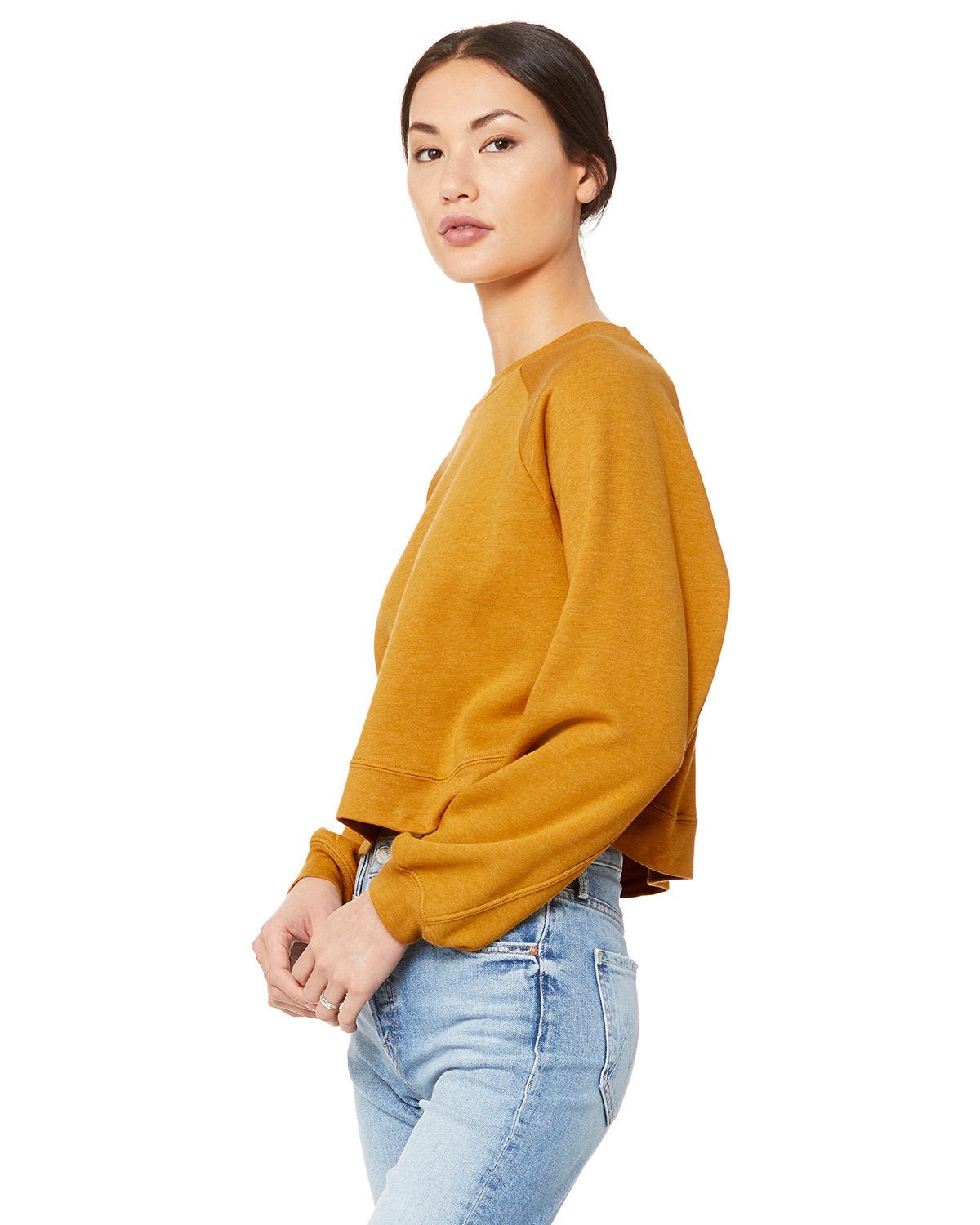 B7505-Bella + Canvas-HEATHER MUSTARD-Bella + Canvas-Sweatshirts-3