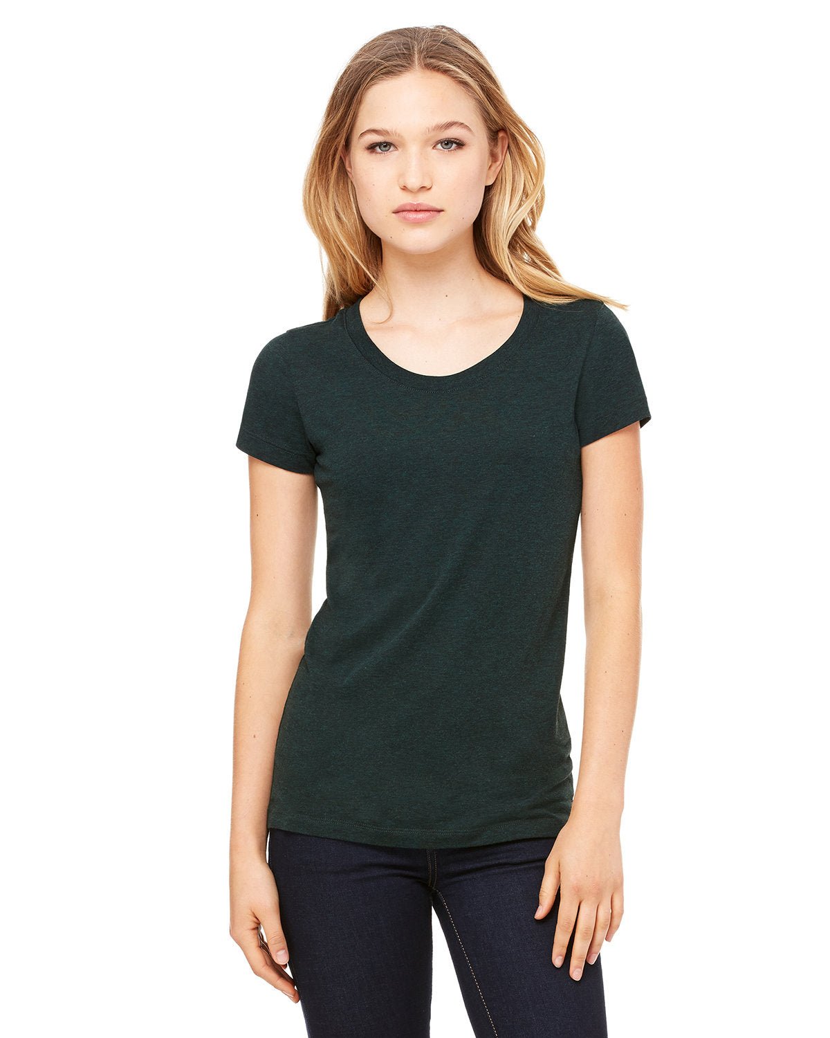 B8413-Bella + Canvas-EMERALD TRIBLEND-Bella + Canvas-T-Shirts-1