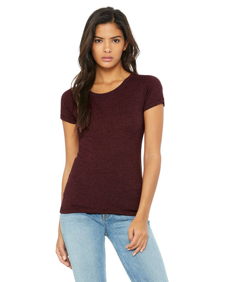 B8413-Bella + Canvas-MAROON TRIBLEND-Bella + Canvas-T-Shirts-1