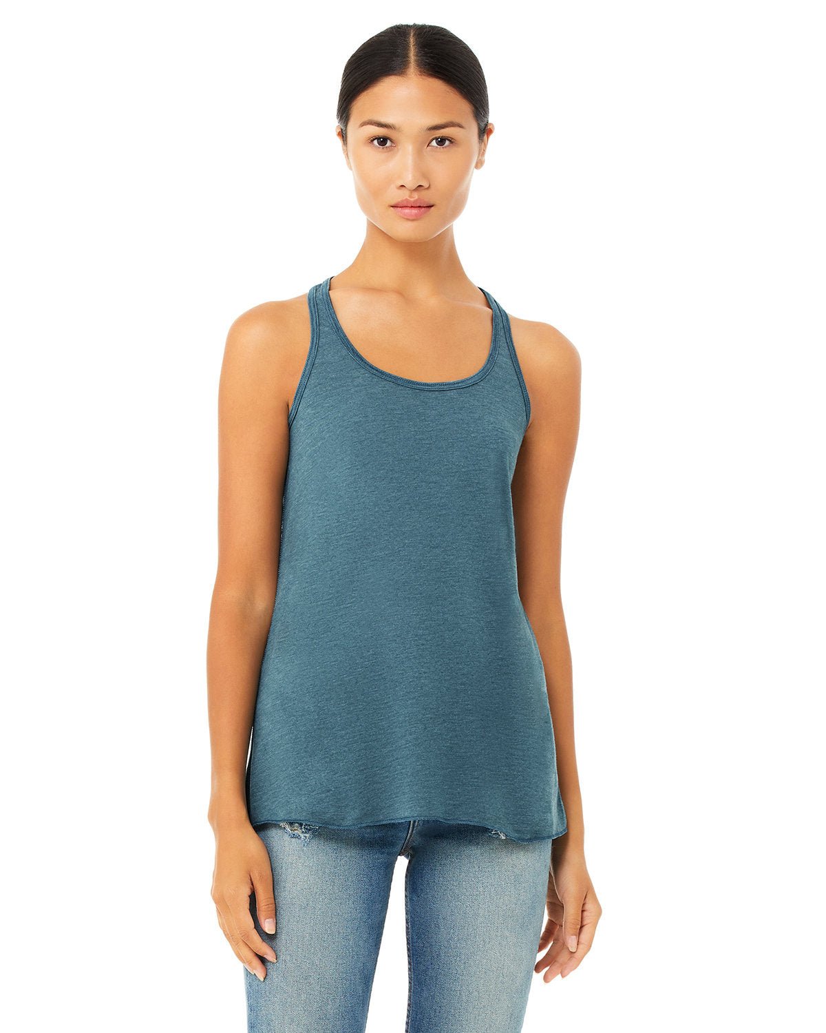 B8800-Bella + Canvas-HTHR DEEP TEAL-Bella + Canvas-T-Shirts-1