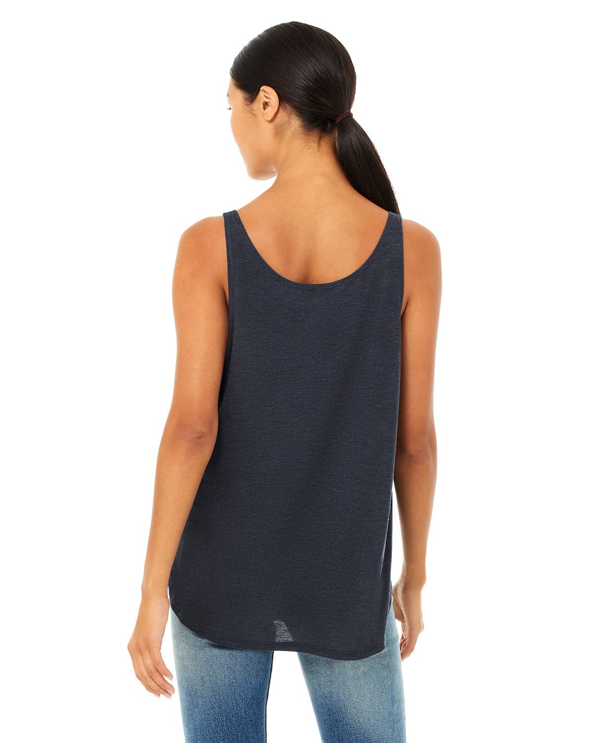 B8802-Bella + Canvas-HEATHER NAVY-Bella + Canvas-T-Shirts-2