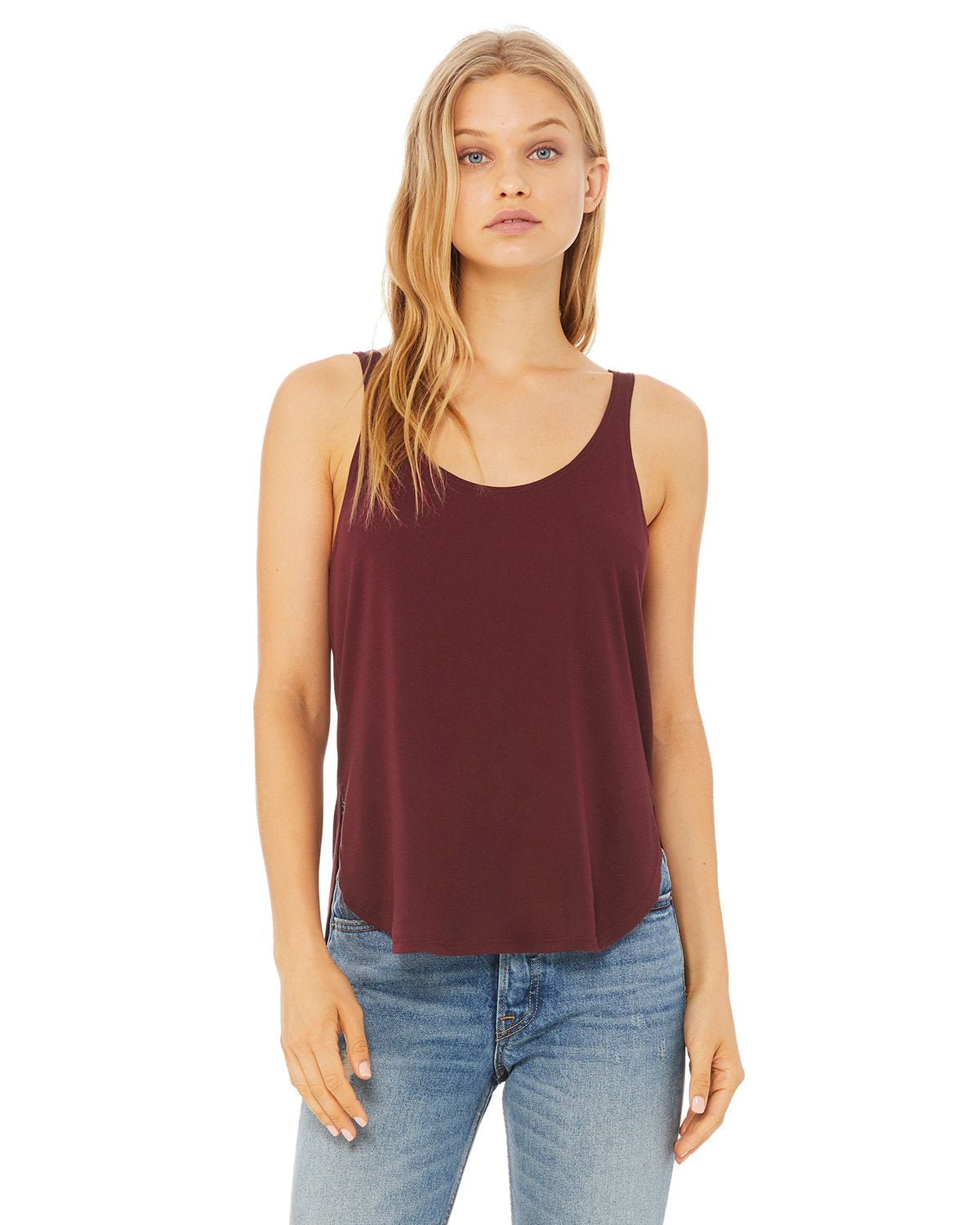 B8802-Bella + Canvas-MAROON-Bella + Canvas-T-Shirts-1