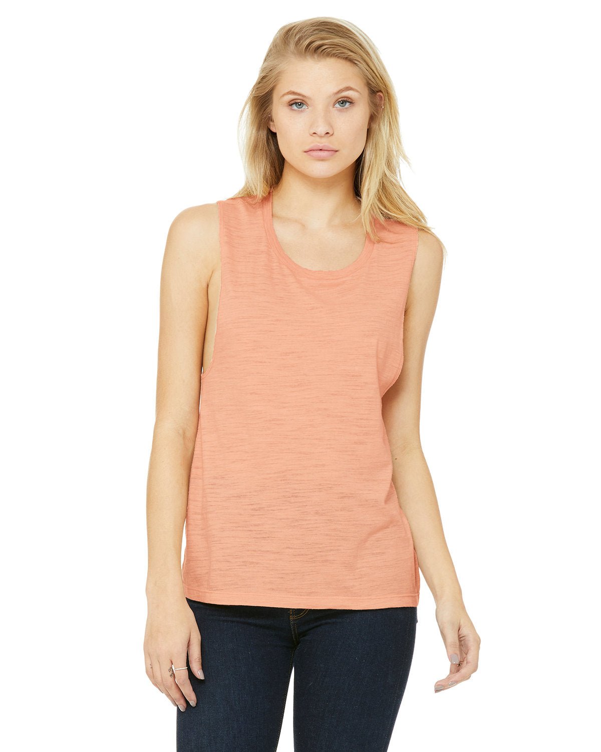 B8803-Bella + Canvas-PEACH SLUB-Bella + Canvas-T-Shirts-1