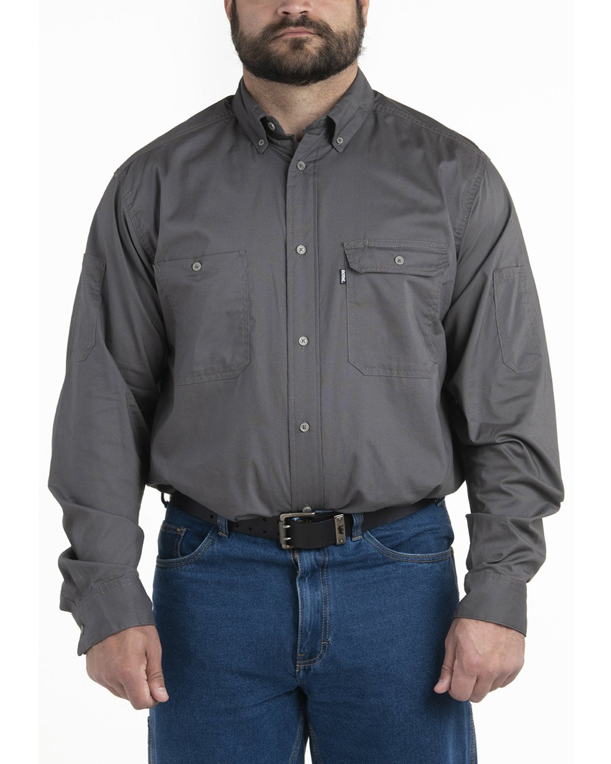 SH21-Berne-TITANIUM-Berne-Woven Shirts-1