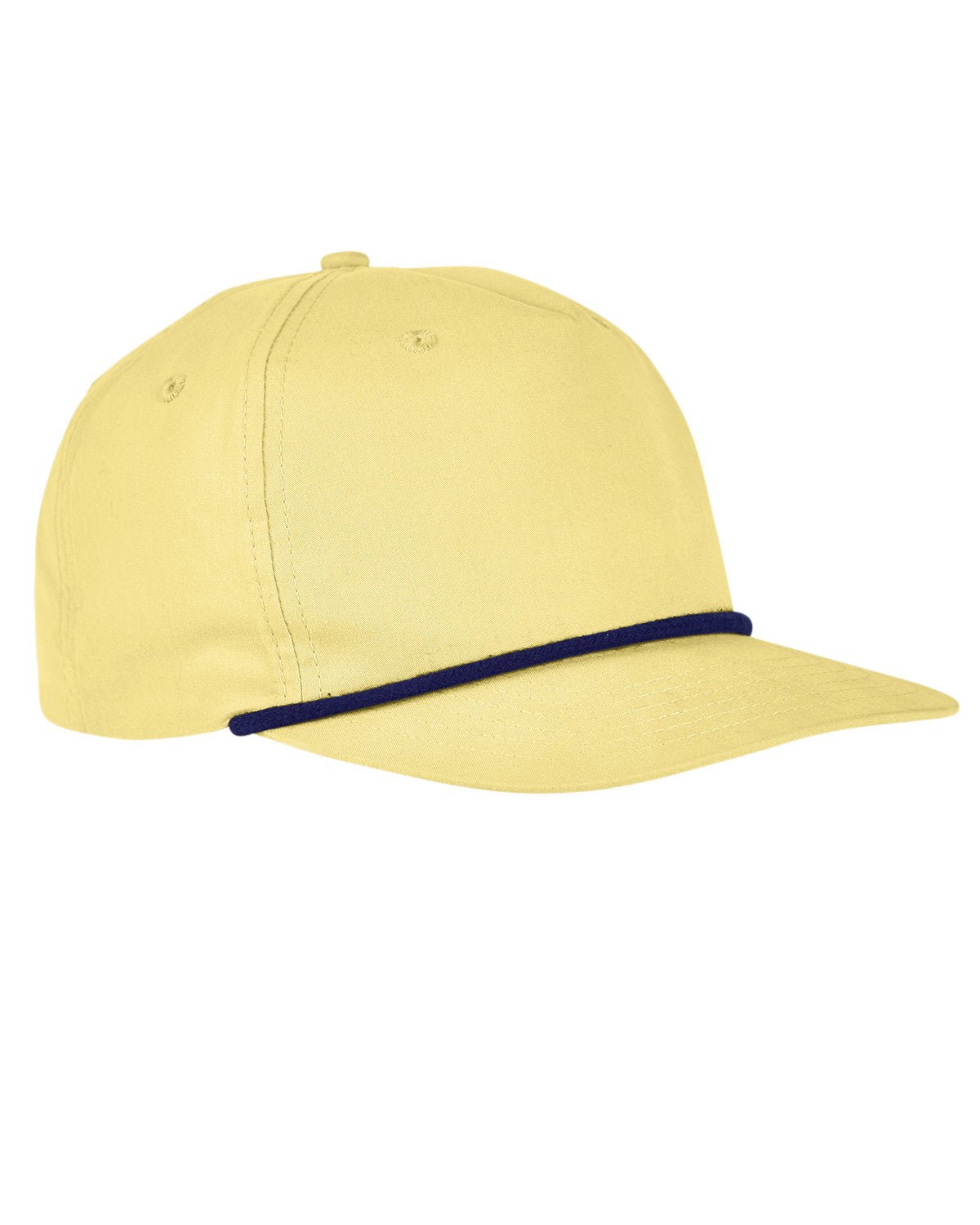 BA671-Big Accessories-YELLOW/ NAVY-Big Accessories-Headwear-1