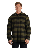 B8210-Burnside-ARMY/ BLACK-Burnside-Woven Shirts-1