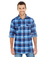 B8210-Burnside-BLUE/ WHITE-Burnside-Woven Shirts-1