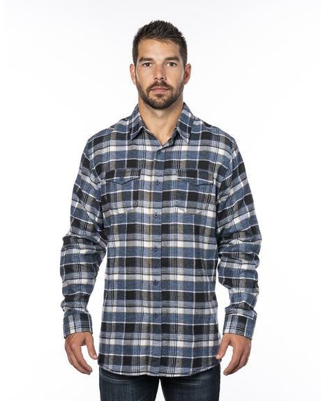 B8210-Burnside-BLUE-Burnside-Woven Shirts-1