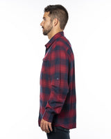 B8210-Burnside-CRIMSON/ NAVY-Burnside-Woven Shirts-3