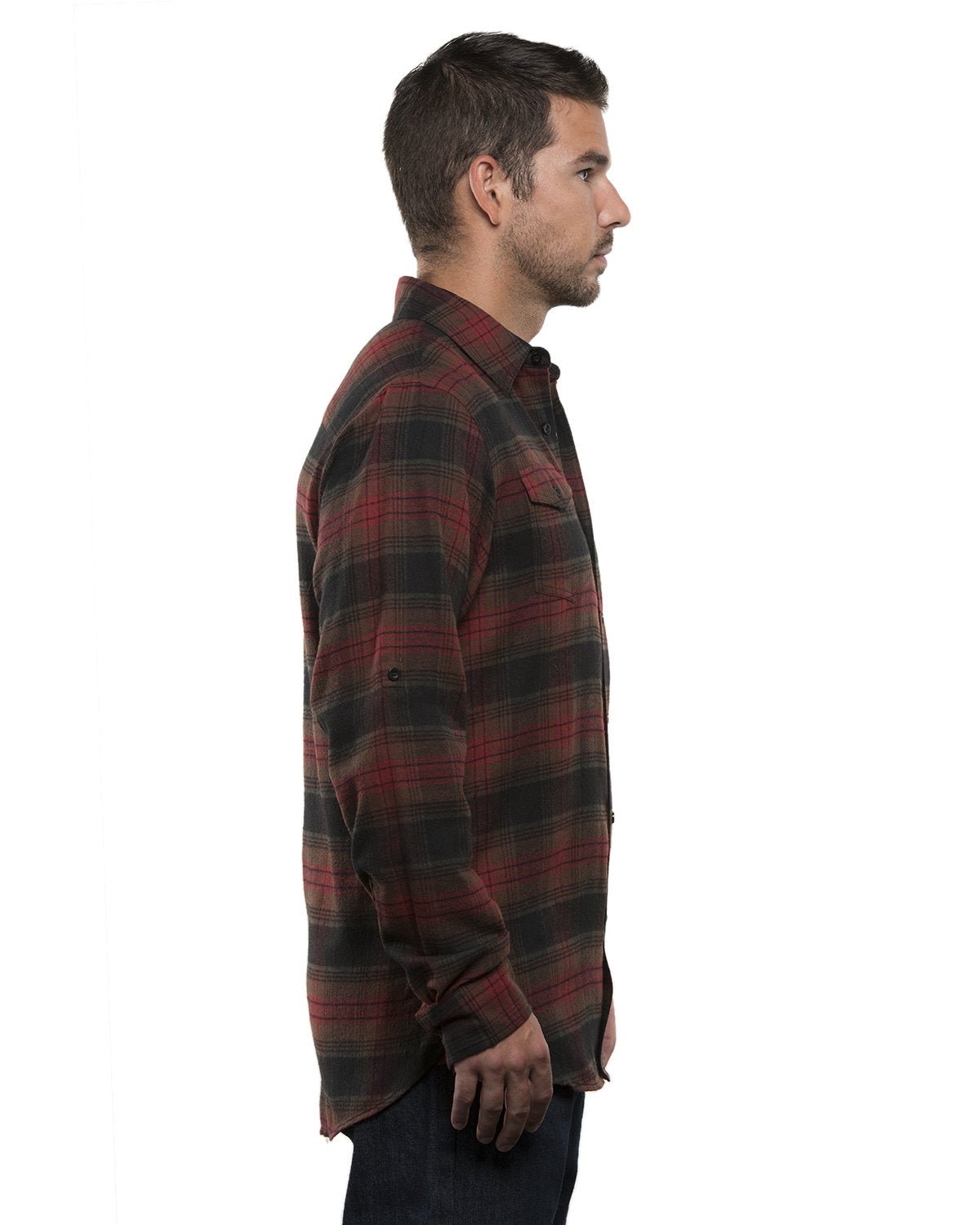 B8210-Burnside-CRIMSON-Burnside-Woven Shirts-3