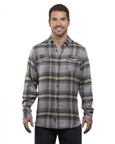 B8210-Burnside-LIGHT GREY-Burnside-Woven Shirts-1