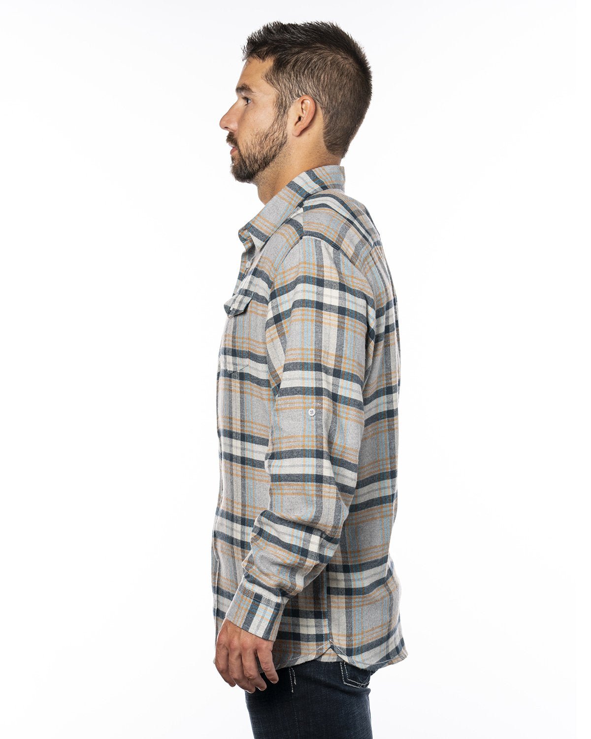 B8210-Burnside-STONE-Burnside-Woven Shirts-3