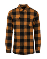 B8210-Burnside-TOBACCO/ BLACK-Burnside-Woven Shirts-1