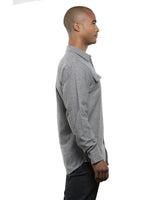 BU8200-Burnside-HEATHER GREY-Burnside-Woven Shirts-3