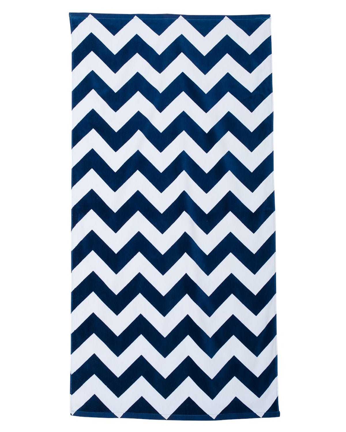 C3060-Carmel Towel Company-NAVY CHEVRON-Carmel Towel Company-Bags and Accessories-1