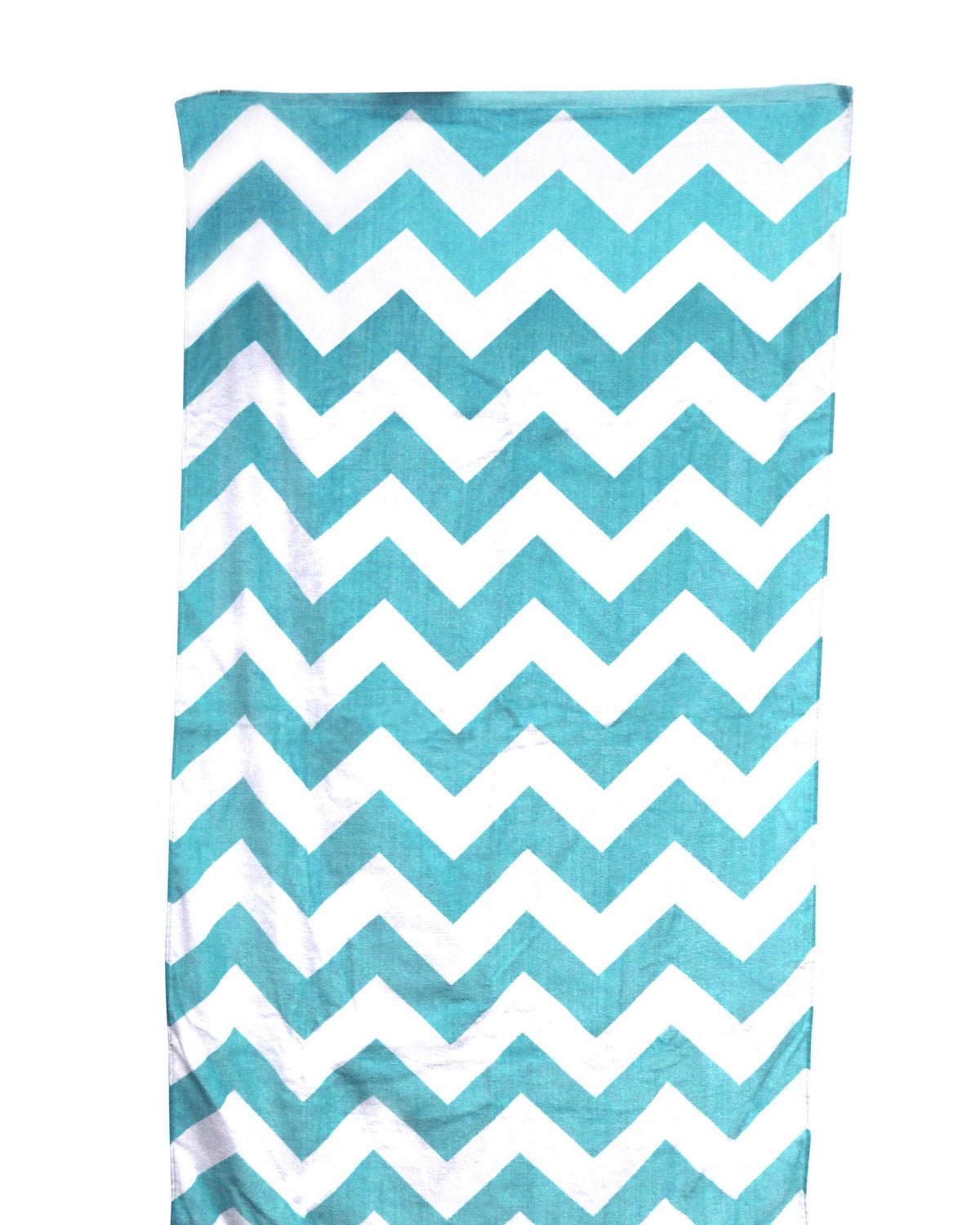 C3060-Carmel Towel Company-TURQUOISE CHVRON-Carmel Towel Company-Bags and Accessories-1