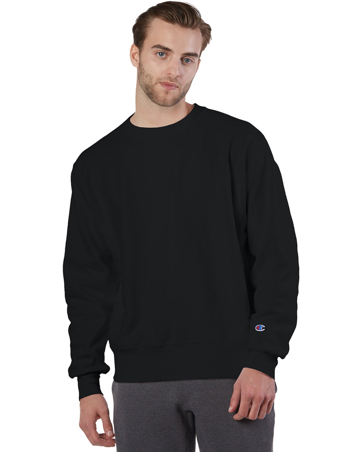 S1049-Champion-BLACK-Champion-Sweatshirts-1