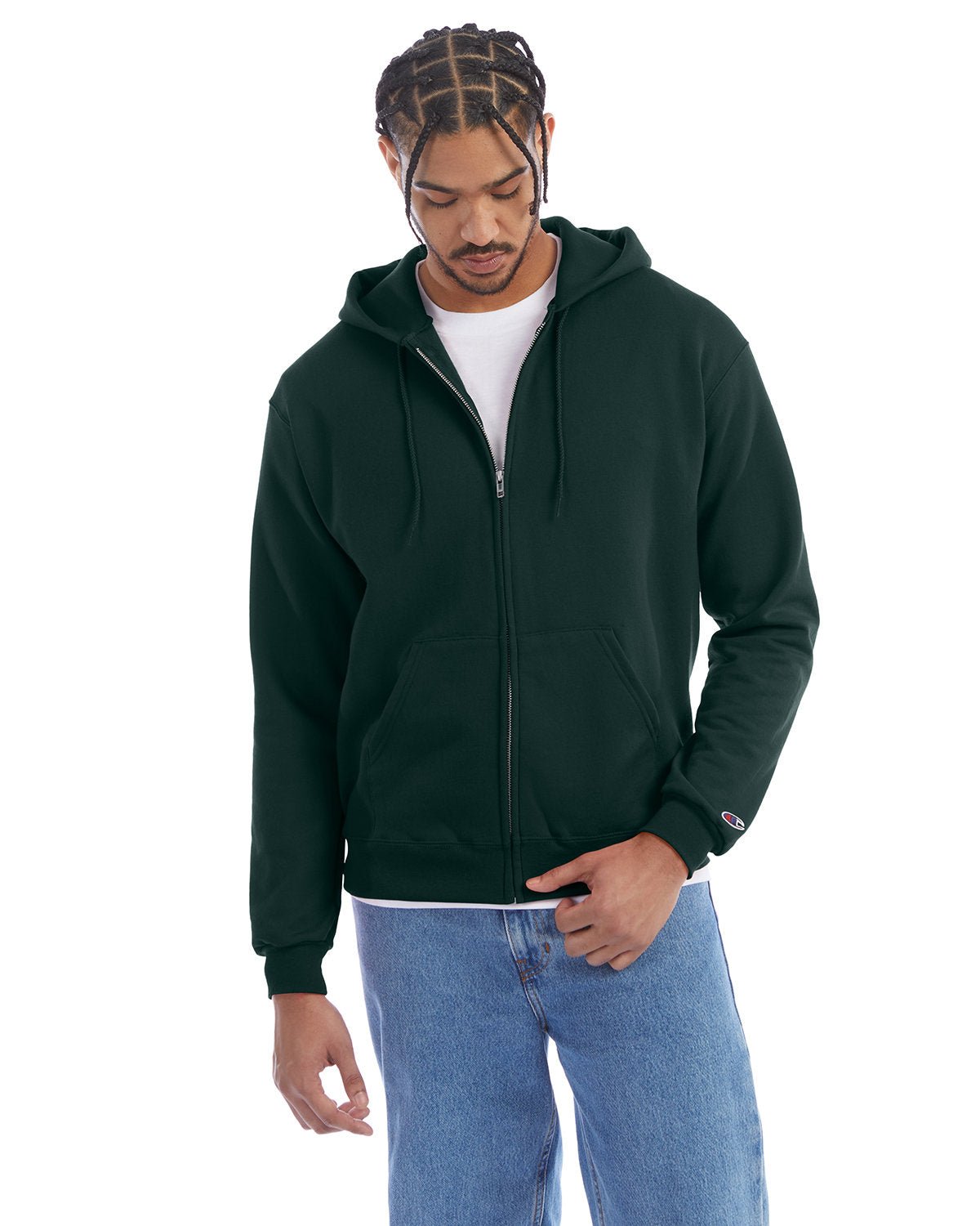 S800-Champion-DARK GREEN-Champion-Sweatshirts-1