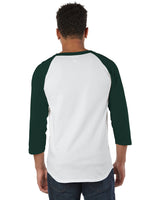 T1397-Champion-WHITE/ DRK GREEN-Champion-T-Shirts-2