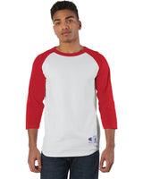 T1397-Champion-WHITE/ SCARLET-Champion-T-Shirts-1