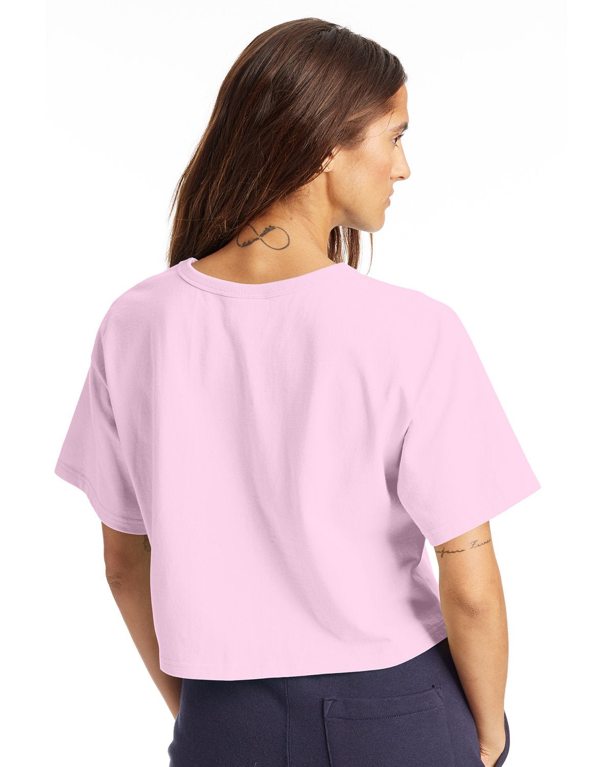 Champion pink cropped sweater sale