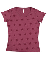 3629-Code Five-BURGUNDY STAR-Code Five-T-Shirts-1